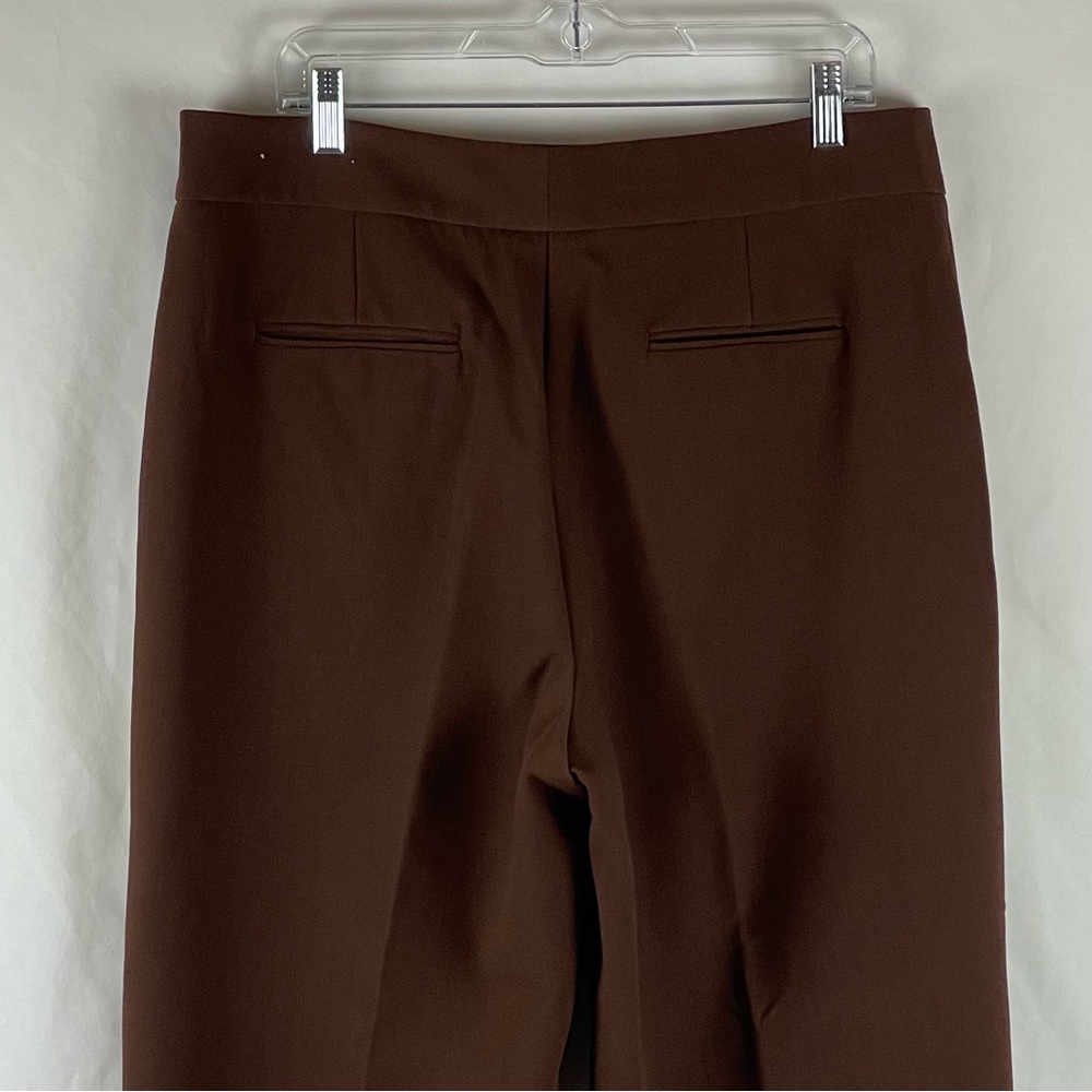 Ann Taylor Brown Straight Leg Dress Pants NWOT Size 14 - Picture 6 of 12